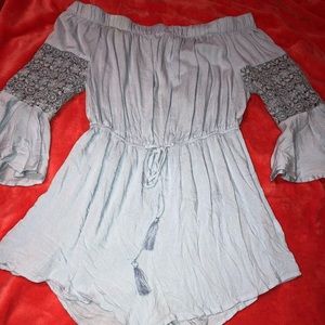 Off the shoulder romper